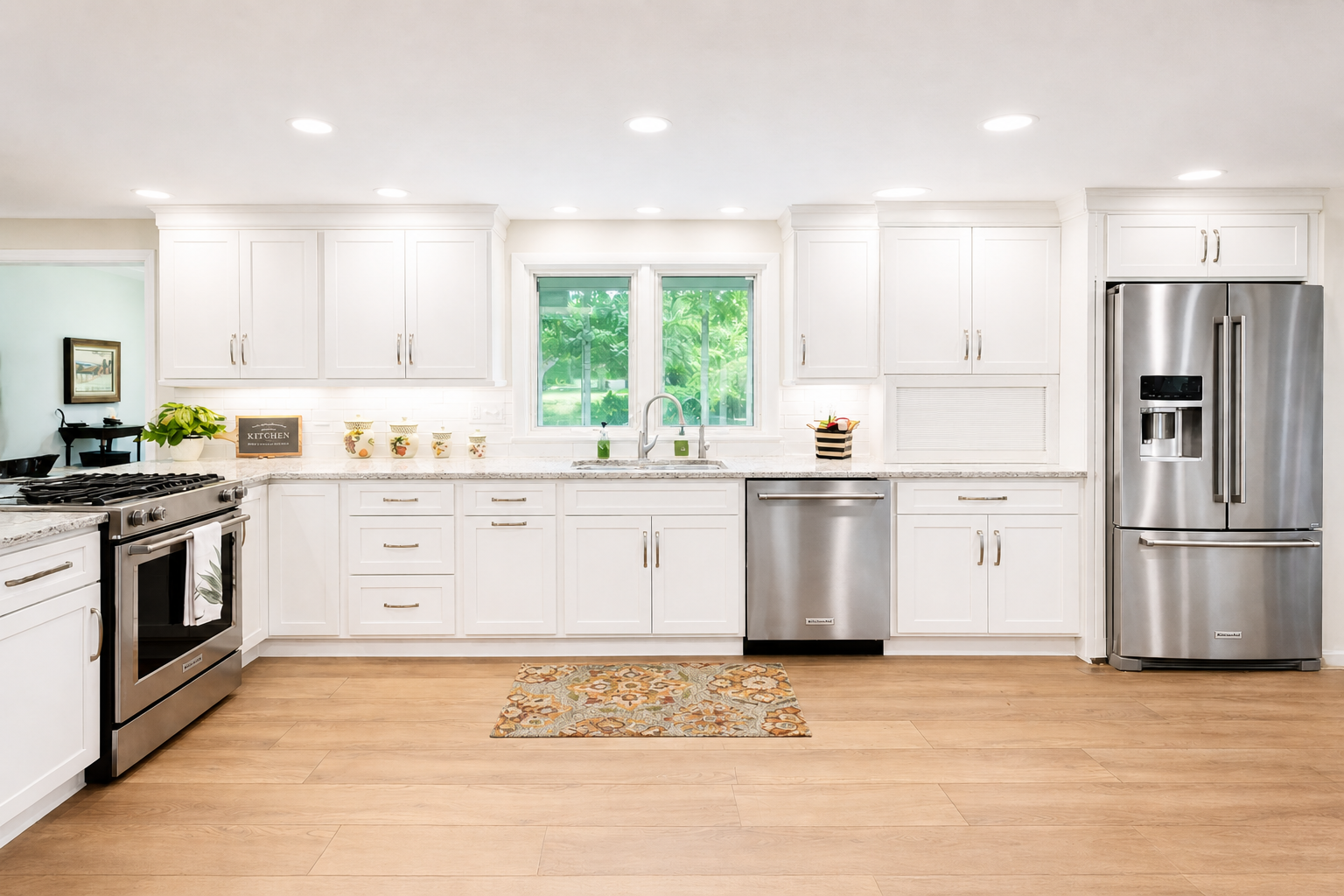 Bluffton KItchen Remodel White Cabinets Rey